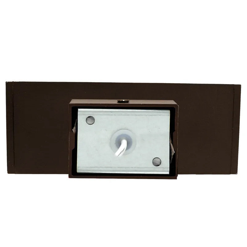 LED Square Cylinder Sconce Wall Light - 40 Watt - 1920 Lumens - Color Selectable 30K/40K/50K - 120V - Bronze Finish - Dimmable Up/Down Light