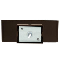 LED Square Cylinder Sconce Wall Light - 40 Watt - 1920 Lumens - Color Selectable 30K/40K/50K - 120V - Bronze Finish - Dimmable Up/Down Light