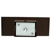 LED Square Cylinder Sconce Wall Light - 40 Watt - 1920 Lumens - Color Selectable 30K/40K/50K - 120V - Bronze Finish - Dimmable Up/Down Light