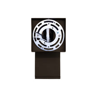 LED Square Cylinder Sconce Wall Light - 12 Watt - 960 Lumens - Color Selectable 30K/40K/50K - 120V - Bronze Finish - Dimmable Downlight