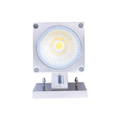 LED Square Cylinder Sconce Wall Light - 12 Watt - 960 Lumens - Color Selectable 30K/40K/50K - 120V - Brushed Nickel Finish - Dimmable Up/Down Light