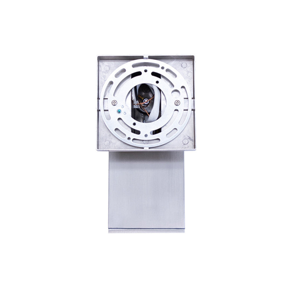 LED Square Cylinder Sconce Wall Light - 12 Watt - 960 Lumens - Color Selectable 30K/40K/50K - 120V - Brushed Nickel Finish - Dimmable Up/Down Light