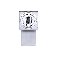 LED Square Cylinder Sconce Wall Light - 12 Watt - 960 Lumens - Color Selectable 30K/40K/50K - 120V - Brushed Nickel Finish - Dimmable Up/Down Light