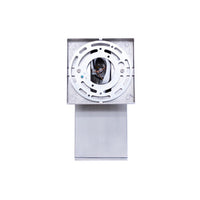 LED Square Cylinder Sconce Wall Light - 12 Watt - 960 Lumens - Color Selectable 30K/40K/50K - 120V - Brushed Nickel Finish - Dimmable Up/Down Light