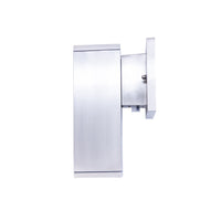 LED Square Cylinder Sconce Wall Light - 12 Watt - 960 Lumens - Color Selectable 30K/40K/50K - 120V - Brushed Nickel Finish - Dimmable Up/Down Light