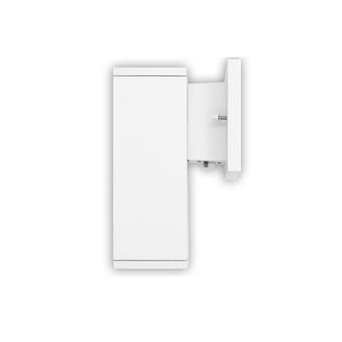 LED Square Cylinder Sconce Wall Light - 12 Watt - 960 Lumens - Color Selectable 30K/40K/50K - 120V - White Finish - Dimmable Up/Down Light
