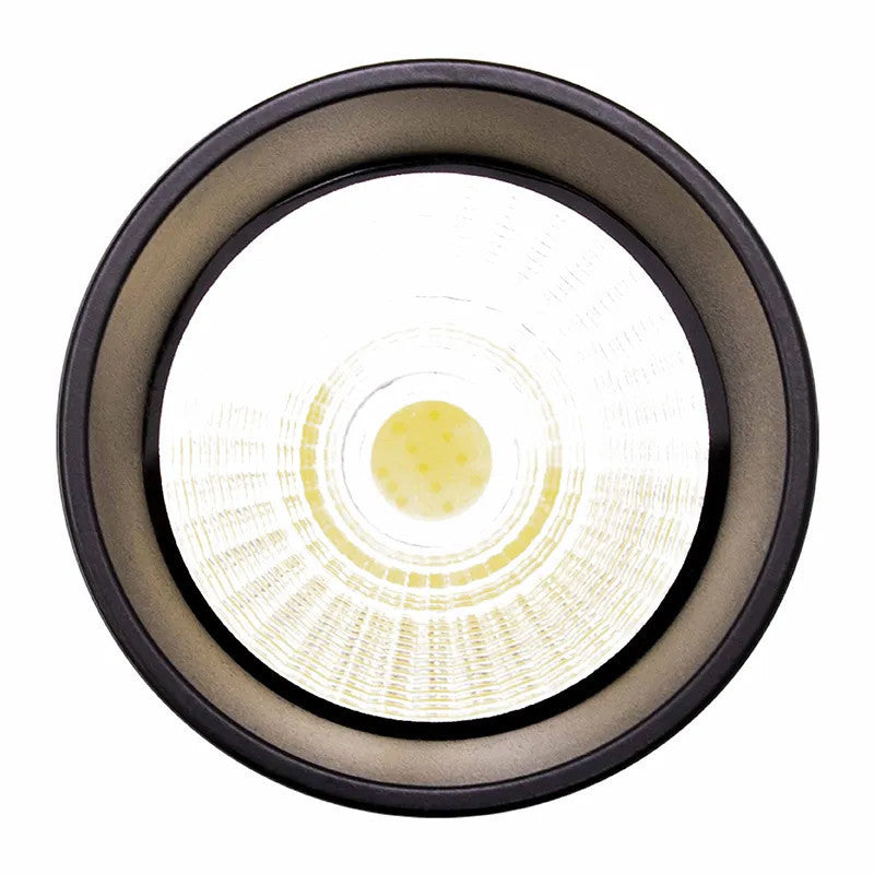 3 Inch LED Ceiling Mount Cylinder - Adjustable 5/7/9 Watt - 675 Lumens - Color Selectable 30K/40K/50K - 120V - Black Finish - Dimmable Down Light