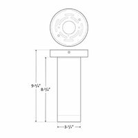3 Inch LED Ceiling Mount Cylinder - Adjustable 5/7/9 Watt -675 Lumens - Color Selectable 30K/40K/50K - 120V - White Finish - Dimmable Down Light