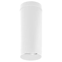 4 Inch LED Ceiling Mount Cylinder - Adjustable 9/12/15 Watt - 11000 Lumens - Color Selectable 30K/40K/50K - 120V - White Finish - Dimmable Down Light
