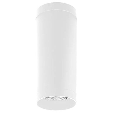 4 Inch LED Ceiling Mount Cylinder - Adjustable 9/12/15 Watt - 11000 Lumens - Color Selectable 30K/40K/50K - 120V - White Finish - Dimmable Down Light