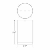 6 Inch LED Ceiling Mount Cylinder - Adjustable 21/28/35 Watt - 2600 Lumens - Color Selectable 30K/40K/50K - 120V - Black Finish - Dimmable Down Light