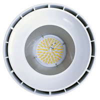 9 Inch LED Ceiling Mount Cylinder - Adjustable 60/70/80 Watt - 6400 Lumens - Color Selectable 30K/40K/50K - 120V - White Finish - Dimmable Down Light