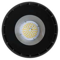 9 Inch LED Ceiling Mount Cylinder - Adjustable 60/70/80 Watt - 6400 Lumens - Color Selectable 30K/40K/50K - 120V - Black Finish - Dimmable Down Light