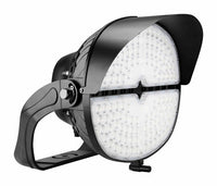LED Stadium Light - 500W - 120/277V - 5000K Daylight - 68000 Lumen - Yoke Mount - Black Finish