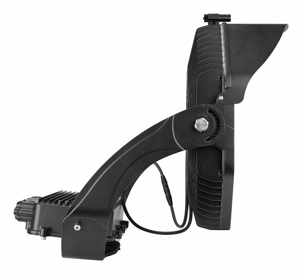 LED Stadium Light - 500W - 120/277V - 5000K Daylight - 68000 Lumen - Yoke Mount - Black Finish