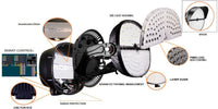 LED Stadium Light - 500W - 120/277V - 5000K Daylight - 68000 Lumen - Yoke Mount - Black Finish