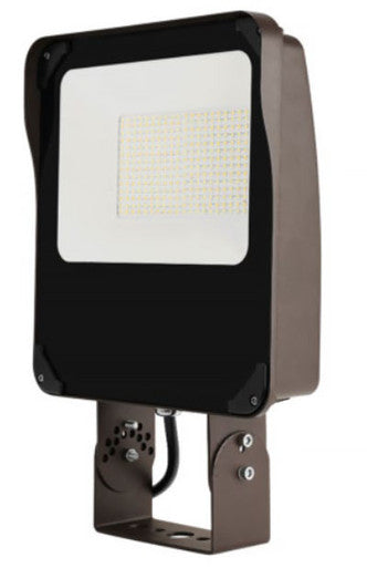 LED Landscape Floodlights - 85W - 5000K Daylight - 12500 Lumens - Trunnion Mount - Bronze Finish - No Photocell