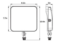 LED Landscape Floods - Watt Selectable - 27/41/54/65W - Color Selectable 30K/40K/50K - 9400 Max Lumens - Knuckle Mount - Integrated Photocell
