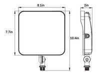 LED Landscape Floods - Watt Selectable - 27/41/54/65W - Color Selectable 30K/40K/50K - 9400 Max Lumens - Knuckle Mount - Integrated Photocell
