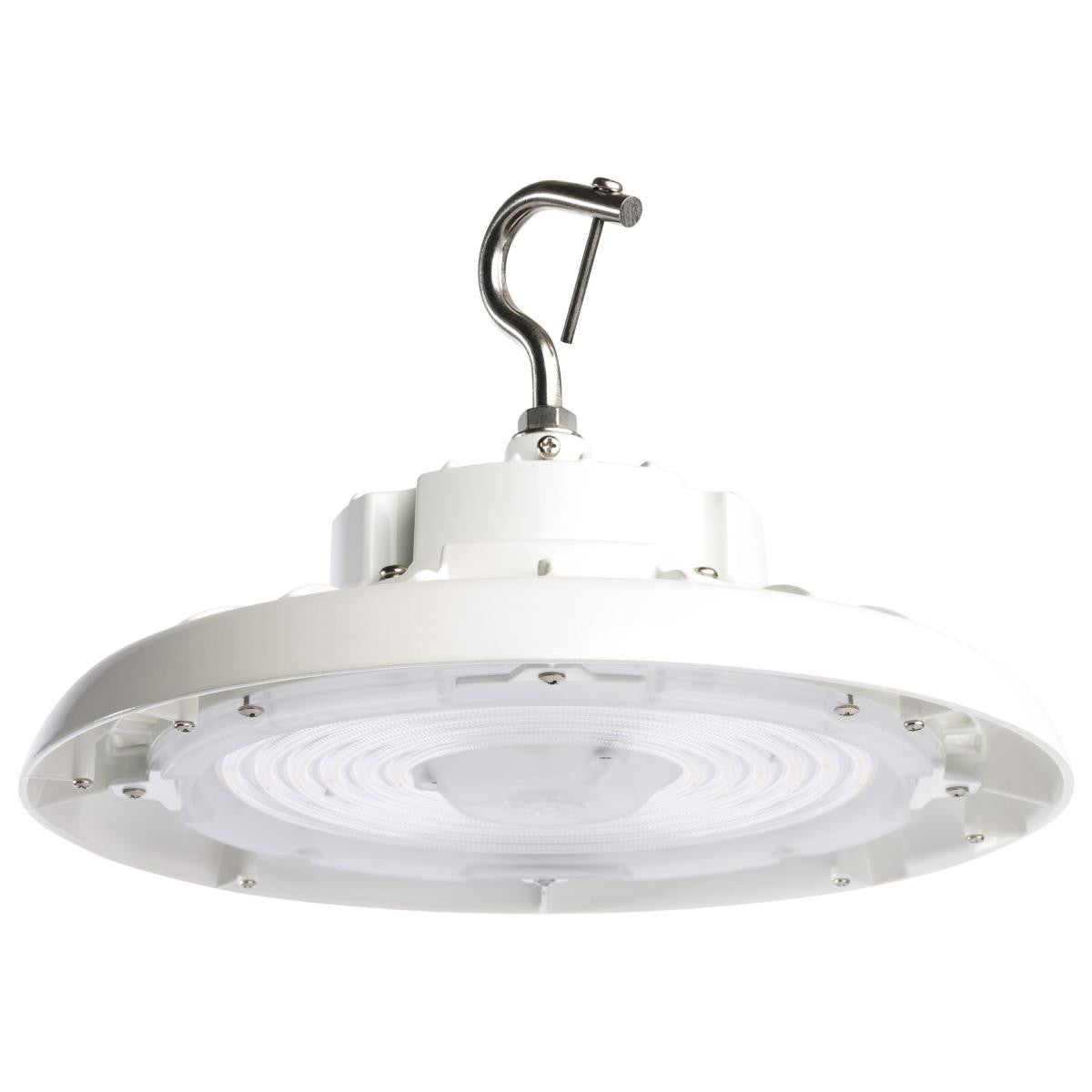 Circular Led High Bay - 150 Watt - 21600 Lumens - 5000K Daylight - White Finish