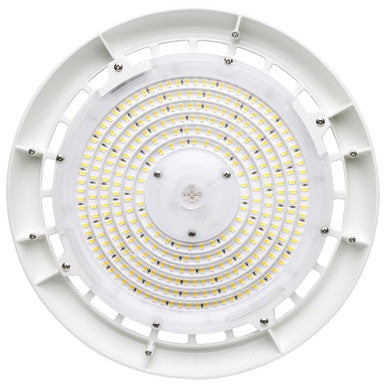 UFO LED High Bay Light - 150 Watt - 21600 Lumens - 5000K Daylight - White Finish