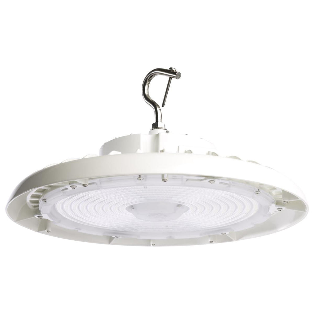UFO LED High Bay Light - 200 Watt - 28800 Lumens - 5000K Daylight - White Finish