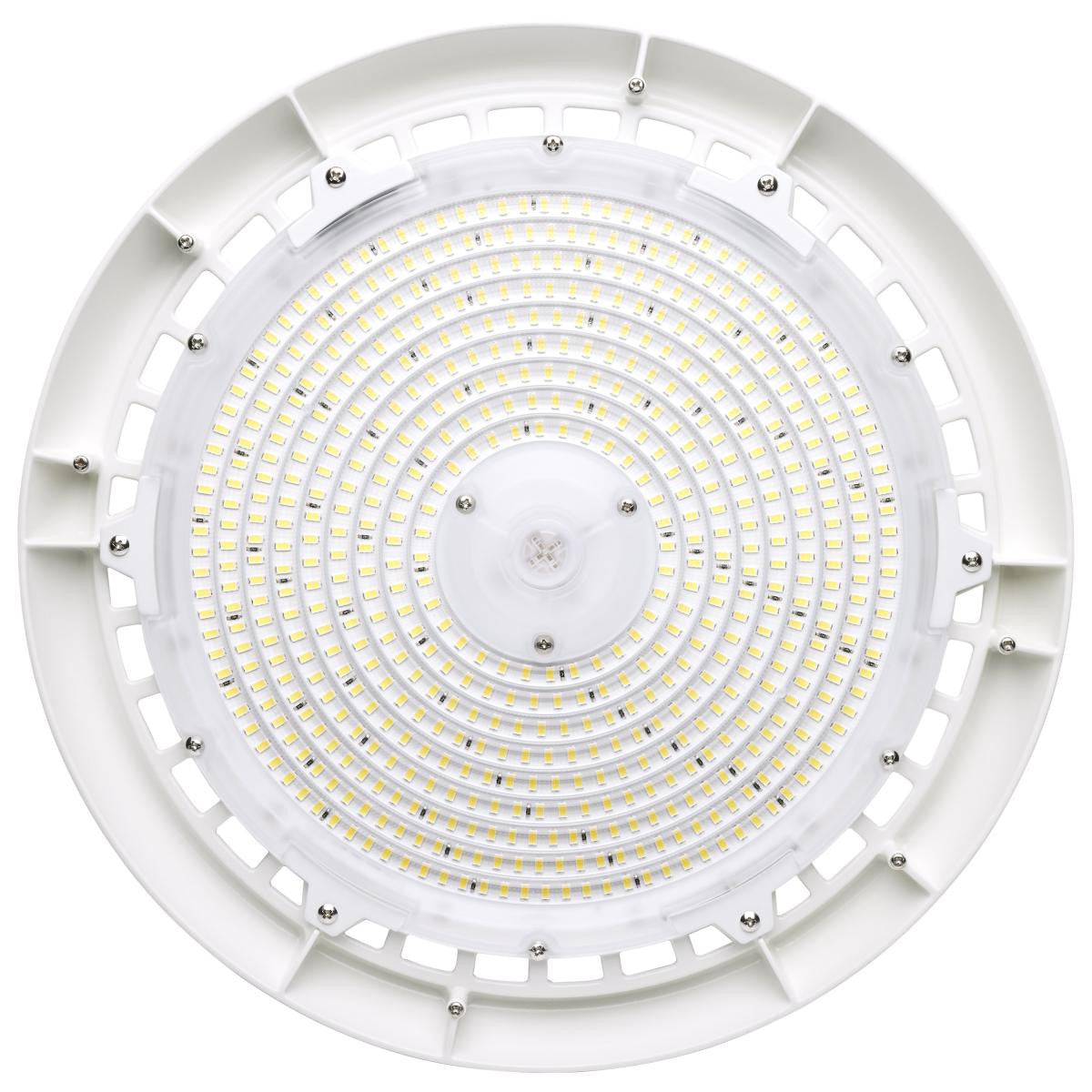 UFO LED High Bay Light - 200 Watt - 28800 Lumens - 5000K Daylight - White Finish