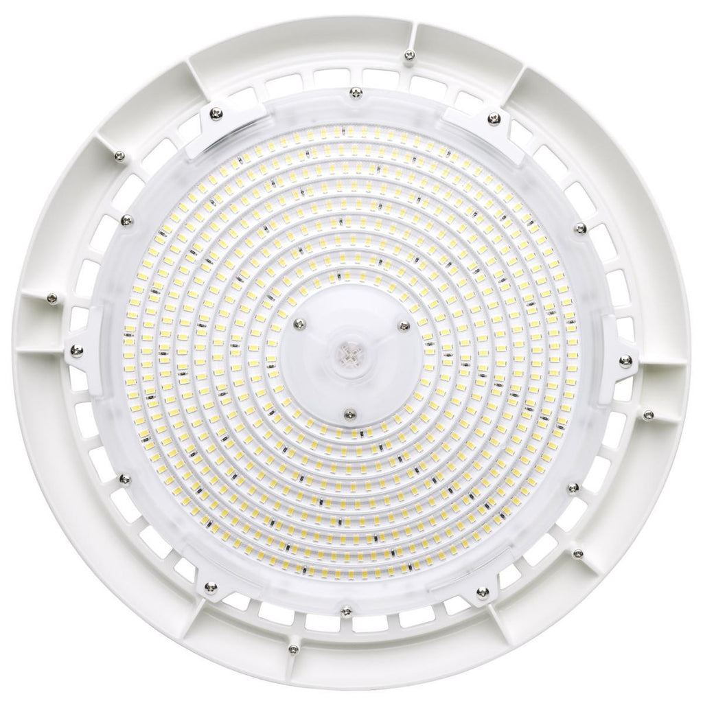 UFO LED High Bay Light - 200 Watt - 28800 Lumens - 5000K Daylight - White Finish