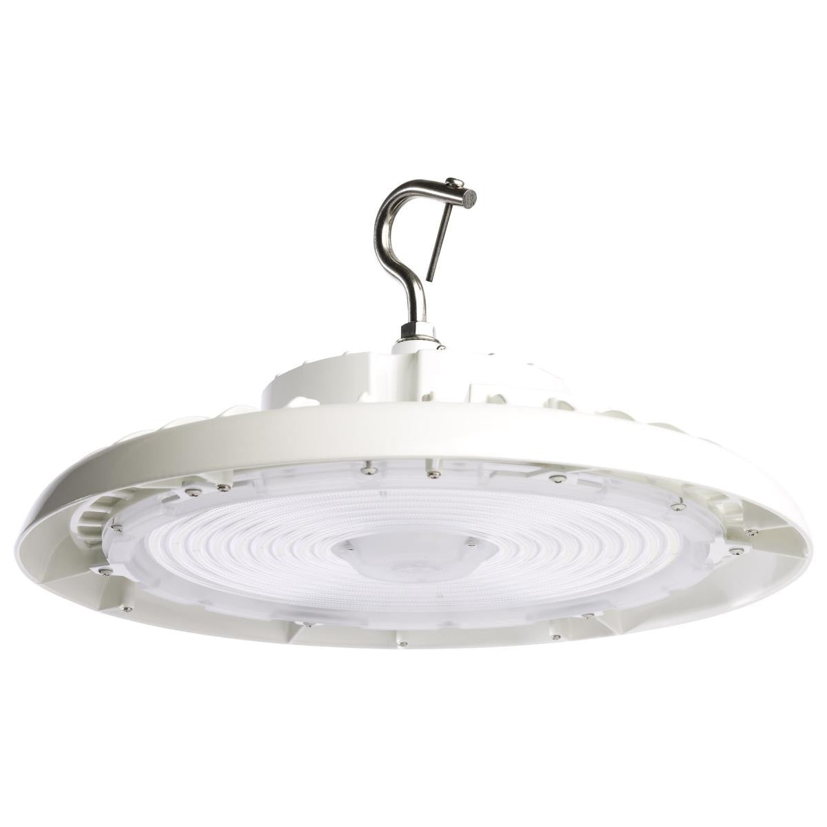 Circular Led High Bay - 240 Watt - 34800 Lumens - 5000K Daylight - White Finish