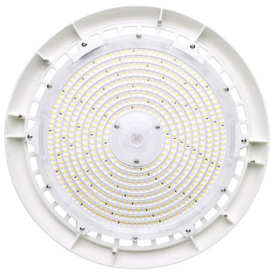 UFO LED High Bay Light - 240 Watt - 34800 Lumens - 5000K Daylight - White Finish