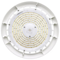 UFO LED High Bay Light - 150 Watt - 21600 Lumens - 5000K Daylight - White Finish - Motion Sensor