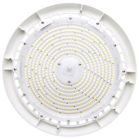 UFO LED High Bay Light - 200 Watt - 28800 Lumens - 5000K Daylight - White Finish - Motion Sensor