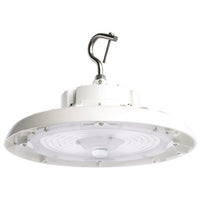 UFO LED High Bay Light - 150 Watt - 21600 Lumens - 5000K Daylight - White Finish - Motion Sensor