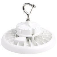 UFO LED High Bay Light - 100 Watt - 14400 Lumens - 5000K Daylight - White Finish