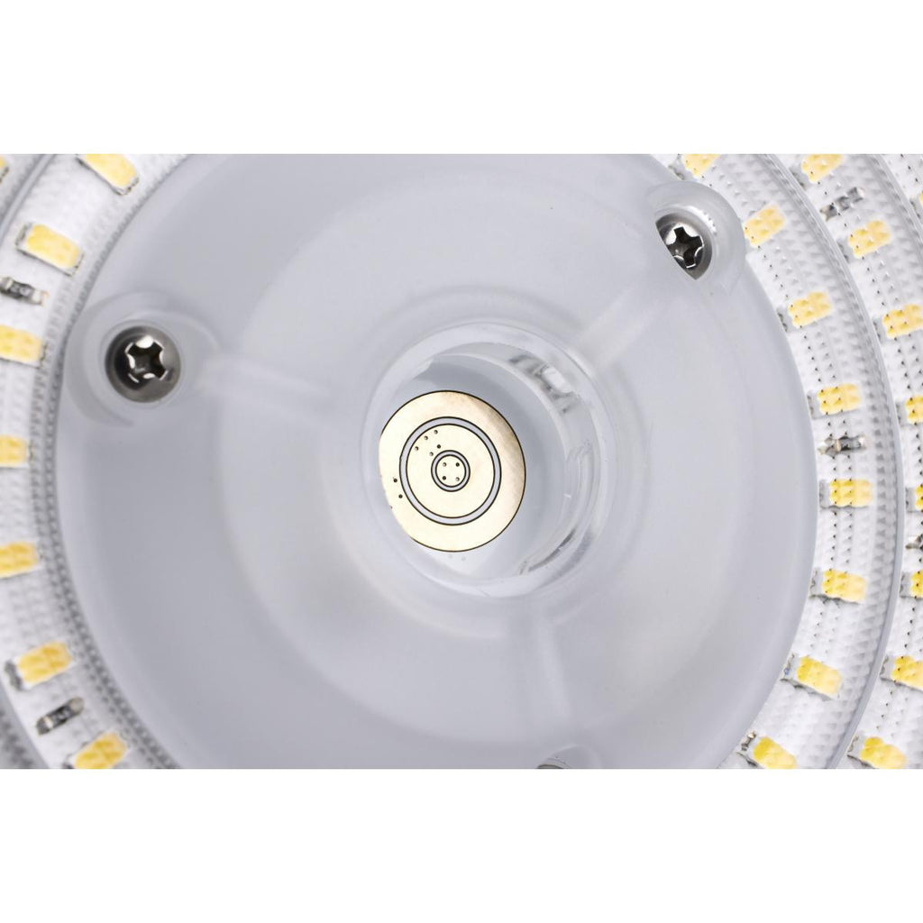 240 Watt Round High Bay Light - 34560 Lumens - 5000K Daylight - 120-277V - Black Finish