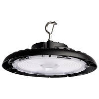 UFO LED High Bay Light - 240 Watt - 34800 Lumens - 5000K Daylight - 277-480V - Black Finish - Motion Sensor