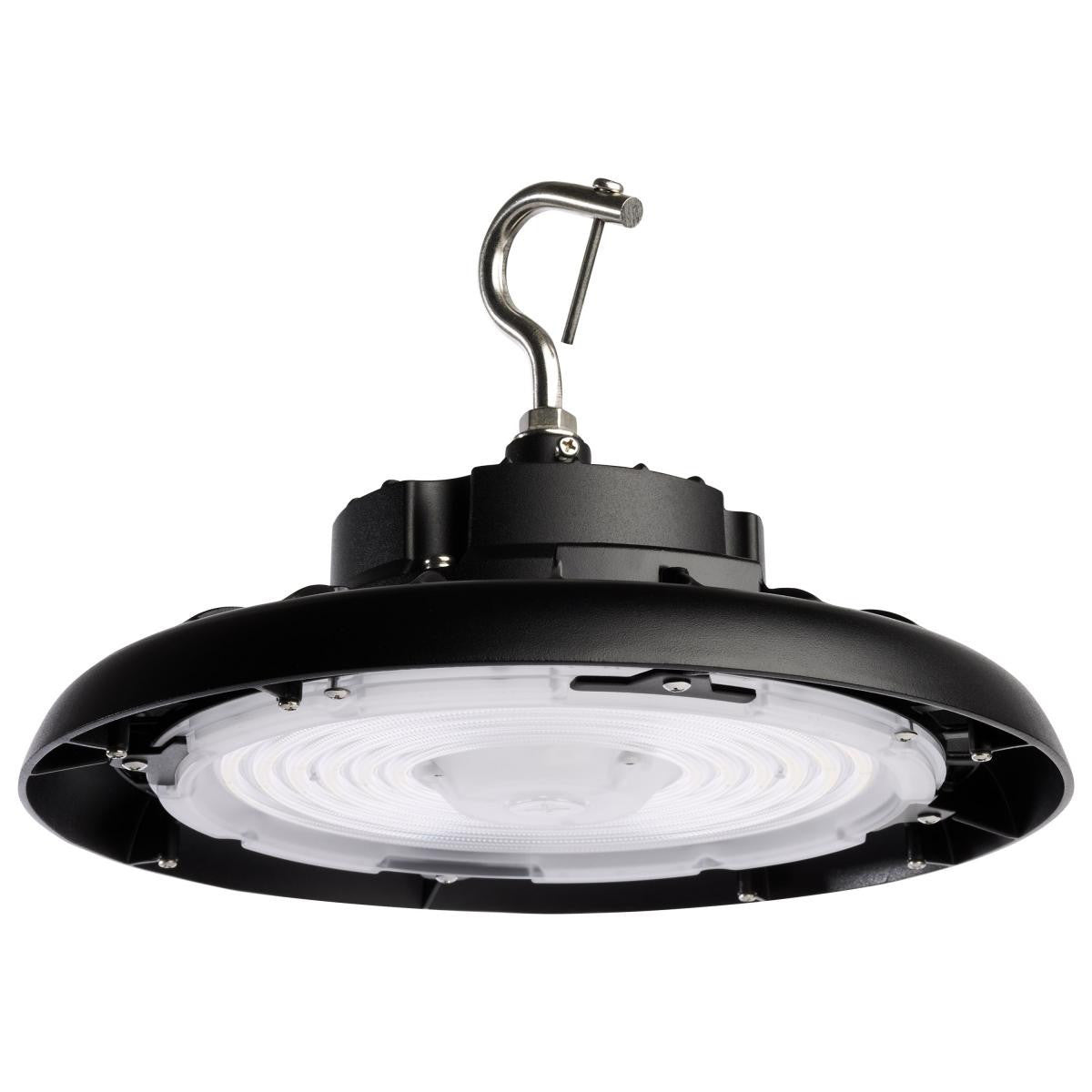 150 Watt Round High Bay Light - 21750 Lumens - 5000K Daylight - 277-480V - Black Finish