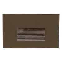 LED Step Lights - 3.5W - 120V - Color Temperature Selectable 30K/40K/50K - Baffle Style - Recess Mount - Oil Rubbed Bronze Finish