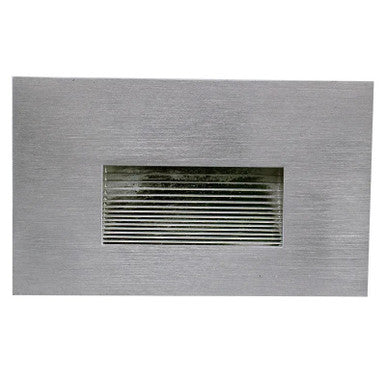 LED Step Lights - 3.5W - 12V - Color Temperature Selectable 30K/40K/50K - Baffle Style - Recess Mount - Brushed Nickel Finish