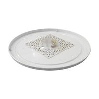 14 Inch LED Mushroom Light - 20 Watt - 1330 Lumens - Color Temperature Selectable 30/40/50K  - 120V - Dimmable - White