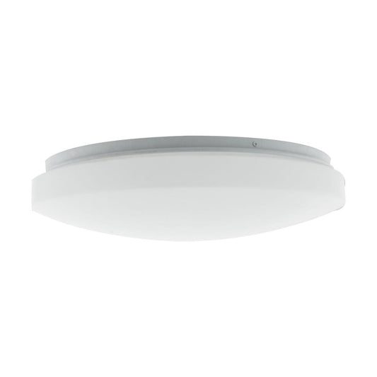 14 Inch LED Mushroom Light - 20 Watt - 1330 Lumens - Color Temperature Selectable 30/40/50K  - 120V - With Motion Sensor - White