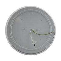 14 Inch LED Mushroom Light - 20 Watt - 1330 Lumens - Color Temperature Selectable 30/40/50K  - 120V - With Motion Sensor - White