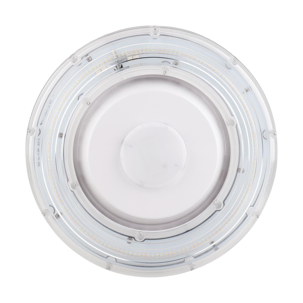 LED Halo Canopy Light - 100W - 14000 Lumens - 120-277V - Color Temperature Selectable 30K/40K/50K - White Finish