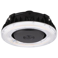 LED Halo Canopy Light - 75W - 10000 Lumens - 120-277V - Color Temperature Selectable 30K/40K/50K - Bronze Finish
