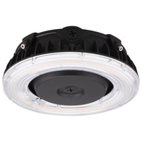 LED Halo Canopy Light - 25W - 3300 Lumens - 120-277V - Color Temperature Selectable 30K/40K/50K - Bronze Finish