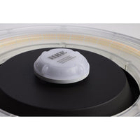 LED Halo Canopy Light with Motion Sensor - 55W - 7500 Lumens - 120-277V - Color Temperature Selectable 30K/40K/50K - Bronze Finish