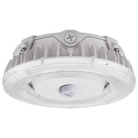 LED Halo Canopy Light with Motion Sensor - 75W - 10000 Lumens - 120-277V - Color Temperature Selectable 30K/40K/50K - White Finish