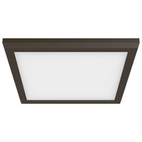 LED Blink Light - 13W - 120V - 9 Inch - Square - Color Selectable 27K/30K/35K/40K/50K - Dimmable - Bronze Finish