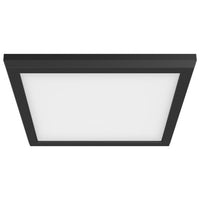 LED Blink Light - 13W - 120V - 9 Inch - Square - Color Selectable 27K/30K/35K/40K/50K - Dimmable - Black Finish