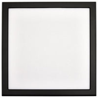 LED Blink Light - 13W - 120V - 9 Inch - Square - Color Selectable 27K/30K/35K/40K/50K - Dimmable - Black Finish